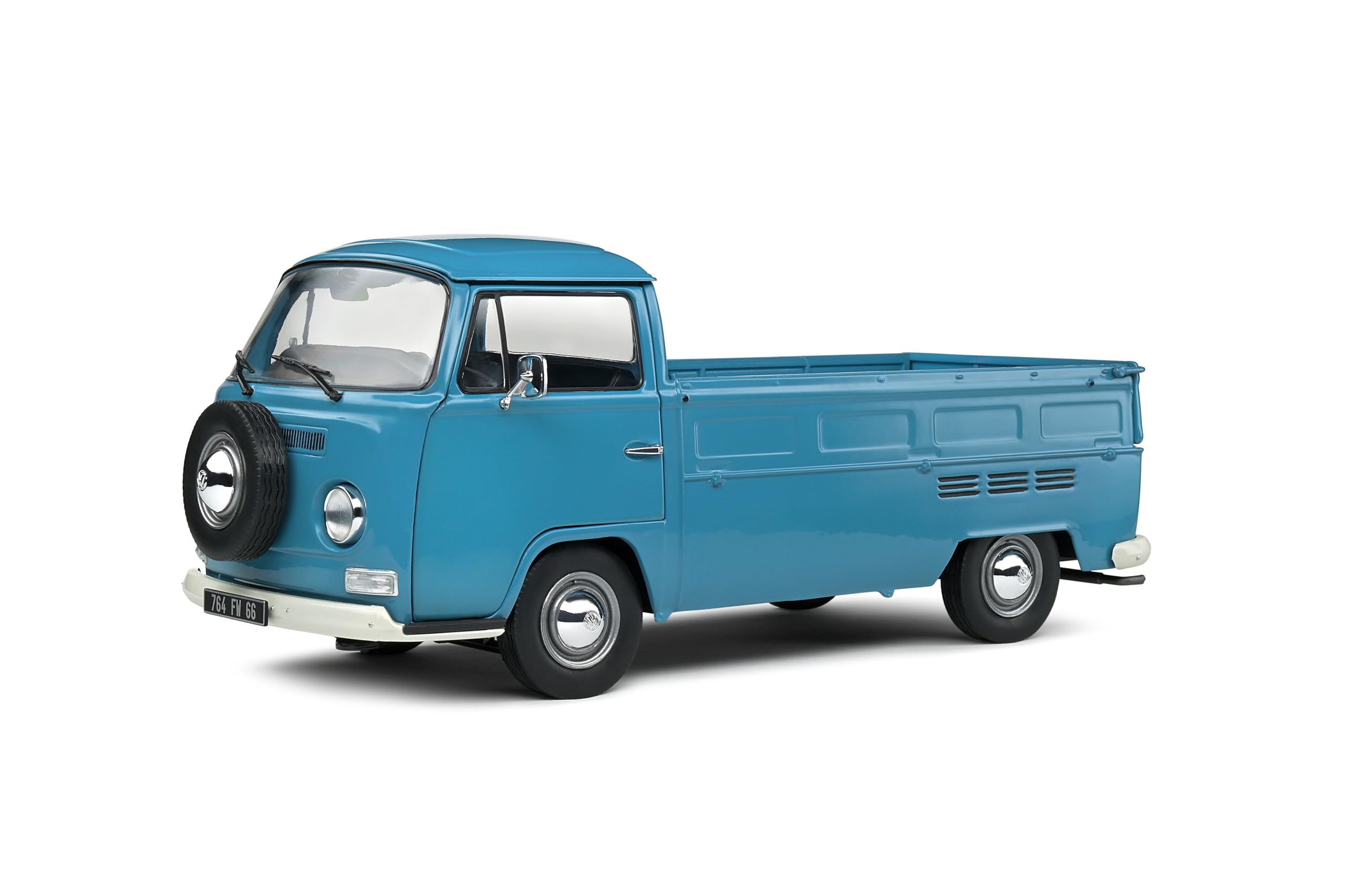 Amazon.com: Solido 1:18 Volkswagen T2 Pick UP Blue 1968